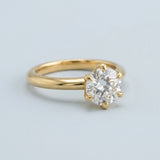 Six-Prong Solitaire Engagement Ring Setting