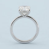 Radiant Underside-Diamond Hidden-Halo Ring Setting