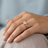 Six-Prong Solitaire Engagement Ring Setting