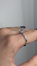 Round Brilliant Cut Diamond Hidden Halo Unique Sides