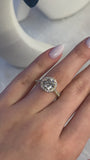 2.59 ct tw Lab-Grown Diamond Halo Engagement Ring