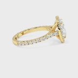 Best Ever Halo Oval Ring
