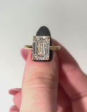Emerald Cut Diamond Cut With Underside Diamonds