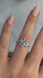Stunning Oval Cut Diamond Engagement Ring
