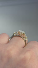 Oval Cut Diamond Three Stone Engagement Ring