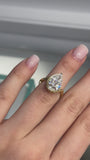 Modern Lab-Grown Pear Diamond Ring