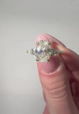 Oval Cut Diamond Three Stone Engagement Ring