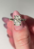 Solitaire Inspired Hidden Halo Oval Brilliant Cut 2.00+ ct D-E/VS