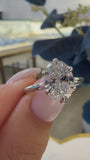 CUSTOM OVAL BRILLIANT DIAMOND ENGAGEMENT RING