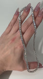 Tennis Diamonds Necklace 14K White Gold - EF VS2 16.74 CTW