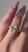 Oval Cut Diamond Three Stone Engagement Ring