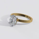 Oval cut Diamond Solitaire Ring
