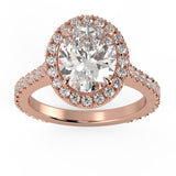 Best Ever Halo Oval Ring