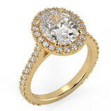 Best Ever Halo Oval Ring