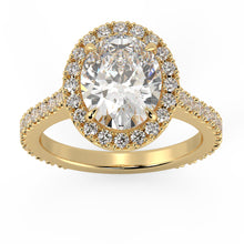 Best Ever Halo Oval Ring