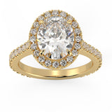 Best Ever Halo Oval Ring