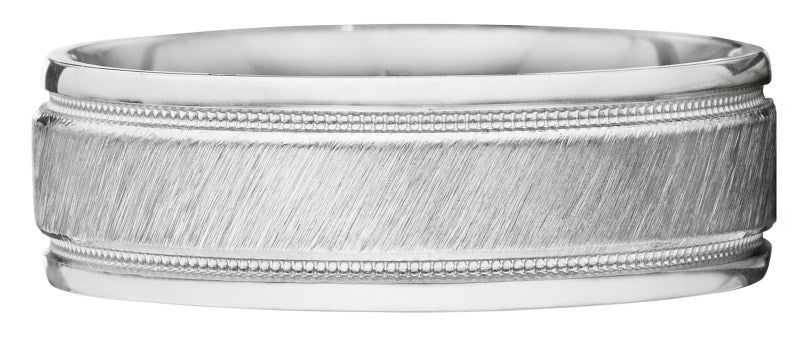 Modern comfortable fit two tone band