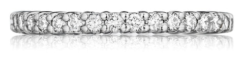 Classic shared prong eternity band