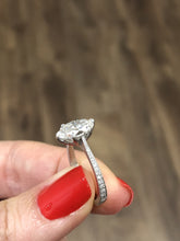 CUSTOM OVAL BRILLIANT DIAMOND ENGAGEMENT RING