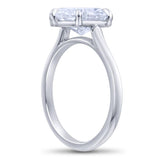 CUSTOM OVAL BRILLIANT DIAMOND ENGAGEMENT RING