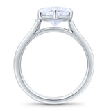 CUSTOM OVAL BRILLIANT DIAMOND ENGAGEMENT RING