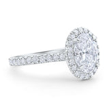 Best Ever Halo Oval Ring