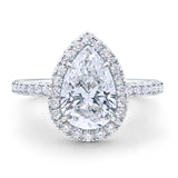 Complicated Pear Shape Halo