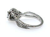 Twisted Sides Best Ever Halo Round Ring