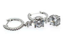 2.25 + carat Ideal Cut Round Brilliant Cut Lab Grown Diamond Earrings.