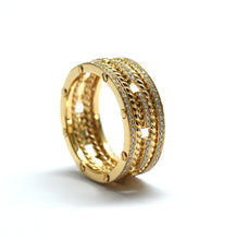 Rope and Rivets Yellow Gold Wedding Band