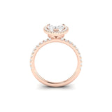 Marquise Rose Gold Halo