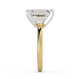 Emerald Cut Diamond Solitaire Engagement Ring