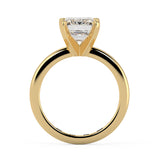 Emerald Cut Diamond Solitaire Engagement Ring