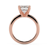 Emerald Cut Diamond Solitaire Engagement Ring