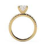 Best Ever Oval Diamond with Side Diamonds