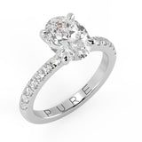 Best Ever Oval Diamond with Side Diamonds