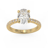 Best Ever Oval Diamond with Side Diamonds