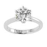 Ever Classic Six Prong, Diamond Solitaire, Reinvented