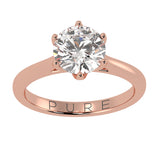 Ever Classic Six Prong, Diamond Solitaire, Reinvented