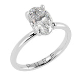 Hidden Halo Oval Brilliant Cut