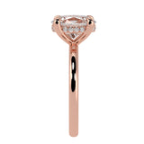 Hidden Halo Oval Brilliant Cut