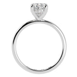 Hidden Halo Oval Brilliant Cut