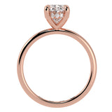 Hidden Halo Oval Brilliant Cut