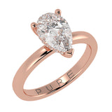 Hidden Halo Pear Brilliant Cut