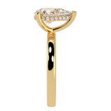 Hidden Halo Pear Brilliant Cut