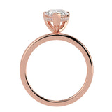 Hidden Halo Pear Brilliant Cut