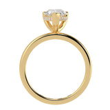 Hidden Halo Pear Brilliant Cut