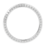 Best wedding band with side diamonds wedding band 6 mm +