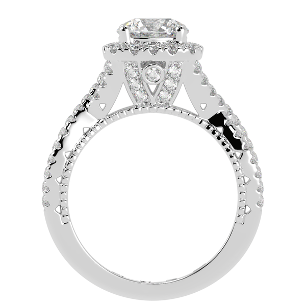 Twisted Sides Best Ever Halo Round Ring