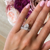 Solitaire Inspired Hidden Halo Oval Brilliant Cut 2.00+ ct D-E/VS